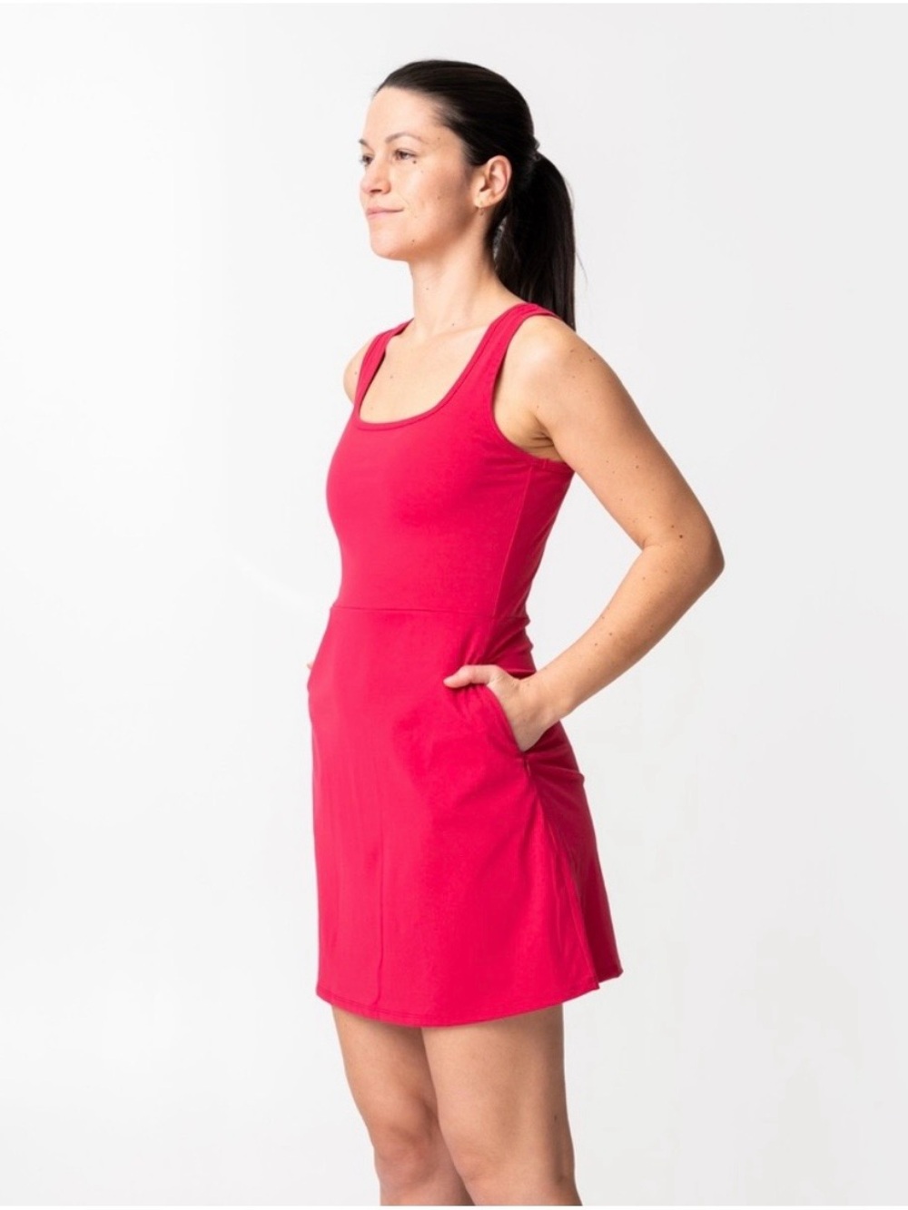 🔥🆕🔥 Alder Apparel Adventure Performance Racerback Dress - Cherry XL